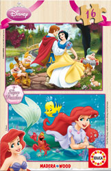 14180 BLANCANIEVES SIRENITA PUZZLE EDUCA