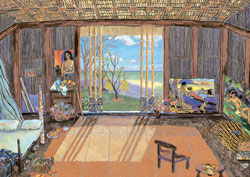 PUZZLE EDUCA 15534 ESTUDIO DE ARTE DE GAUGUIN