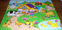 PUZZLE MADERA ENCAJE GRANJA