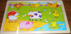 PUZZLE ENCAJE MADERA GRANJA