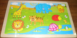 PUZZLE ENCAJE MADERA ZOO