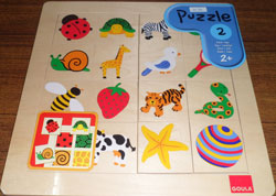 PUZZLE ENCAJE MADERA PERRO GOULA