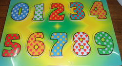 PUZZLE MADERA ENCAJE NUMEROS