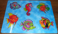 PUZZLE MADERA ENCAJE PECES
